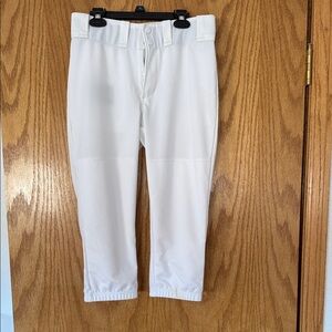 Mizuno Women's White Athletic Pants Softball